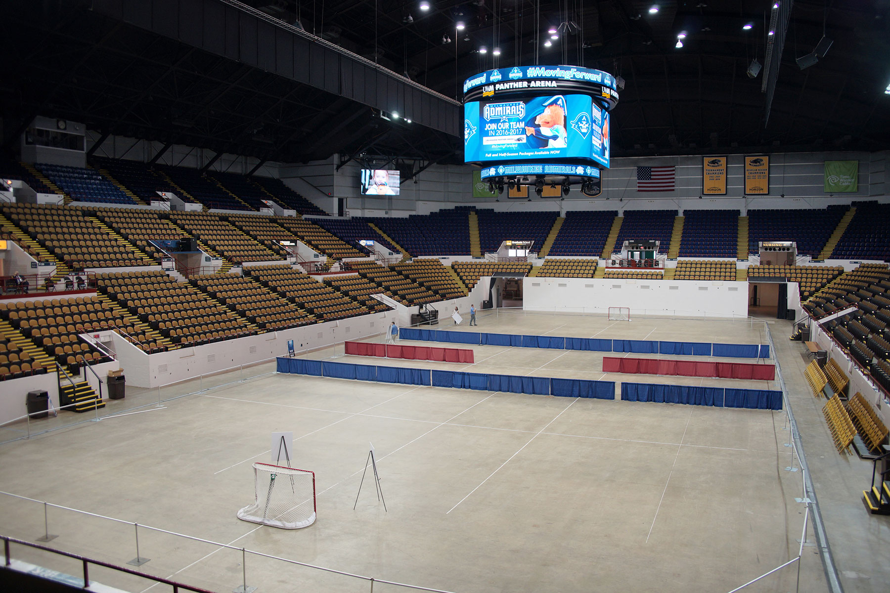 Milwaukee Admirals UWM Panther Arena STADIUM REVIEW 