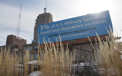 The Math of a Milwaukee Billboard: Just 3% of U.S. Military spending could end global starvation