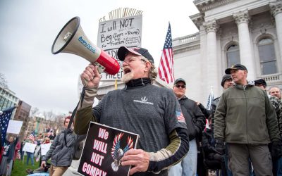 Trump supporters stage rally in Madison to promote their right to die and get everyone sick with COVID-19