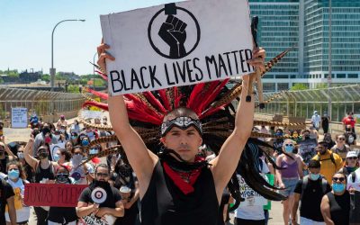 Brown People for Black Power: Latino group marches in solidarity with BLM across James Groppi Bridge