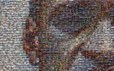 Almost 2,000 images from 12 Milwaukee protest events used to make photo mosaic honoring George Floyd