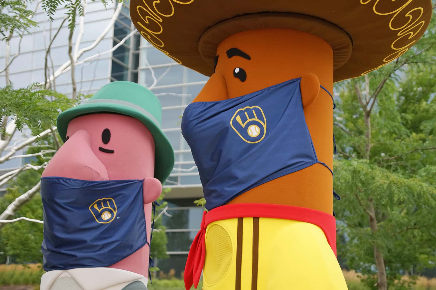 A Milwaukee baseball tradition continues for the Brewers as the racing  sausages go on the road