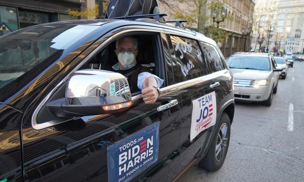 Ridin’ with Biden: Milwaukee voters celebrate election victory with car rally across city