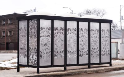 MCTS Bus Shelters get design makeover to celebrate Historic Highway 41 route