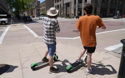 Illegal sidewalk riding of electric scooters triggers public safety ban on Downtown Milwaukee usage