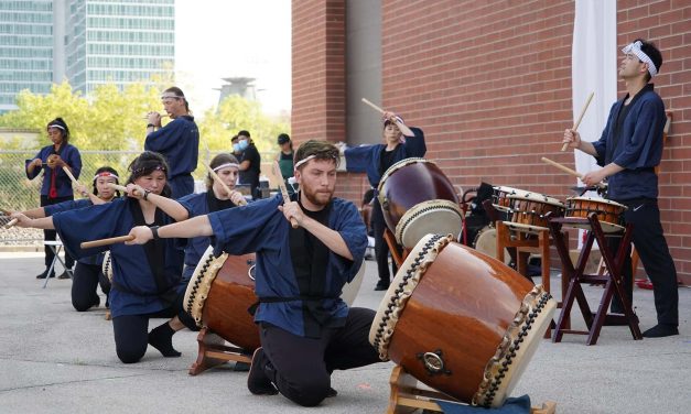 Milwaukee-based Taiko group promotes Japanese art exhibit with free drum performance at The Warehouse