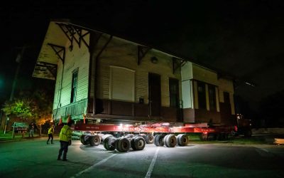 An 1867 relic of the Milwaukee Road: One of state’s last train depots moved for conversion into coffeehouse