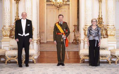 Tom Barrett officially becomes a U.S. Ambassador after presenting credentials to Grand Duke Of Luxembourg