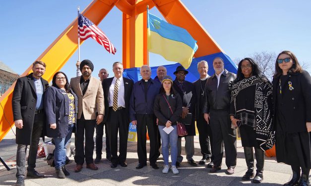 Community Solidarity: Faith leaders come together in support of the people of Ukraine at Milwaukee rally