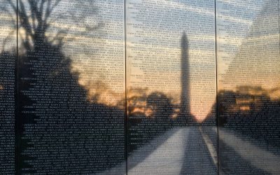 Wall of Faces: Photo found for each service member with name inscribed on the Vietnam Veterans Memorial