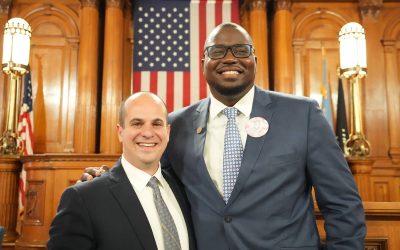 Jonathan Brostoff and Mark Chambers sworn in as newest members of the Milwaukee Common Council