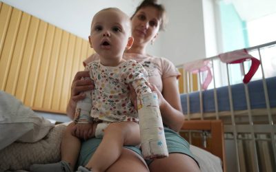 Sick children wait for overseas medical treatments as a new generation is born in Ukraine during war