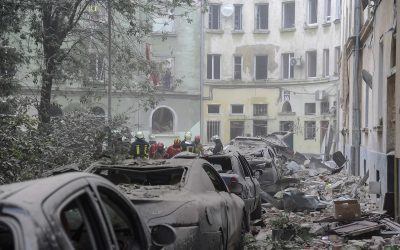 Russian cruise missile attack kills residents far from front lines in Western Ukraine city of Lviv