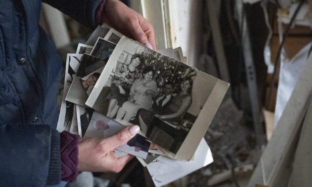 Survivors lose a lifetime’s possessions in seconds as missiles destroy more apartment buildings in Kyiv