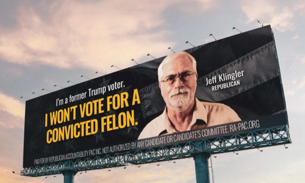 Republican Voters Against Trump bring billboard campaign to Milwaukee focusing on his felonies