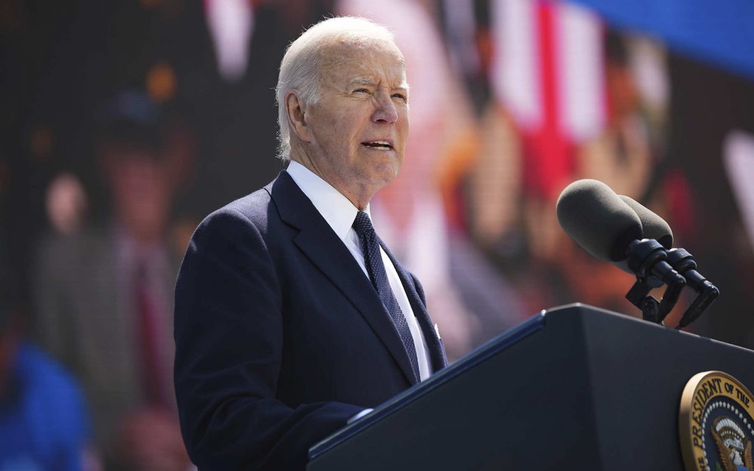 President Biden calls for solidarity with Ukraine near the beaches of Normandy during D-Day ceremony