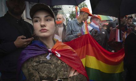 Ukraine’s LGBTQ soldiers rally for legal rights in hope that their military service is changing public attitudes
