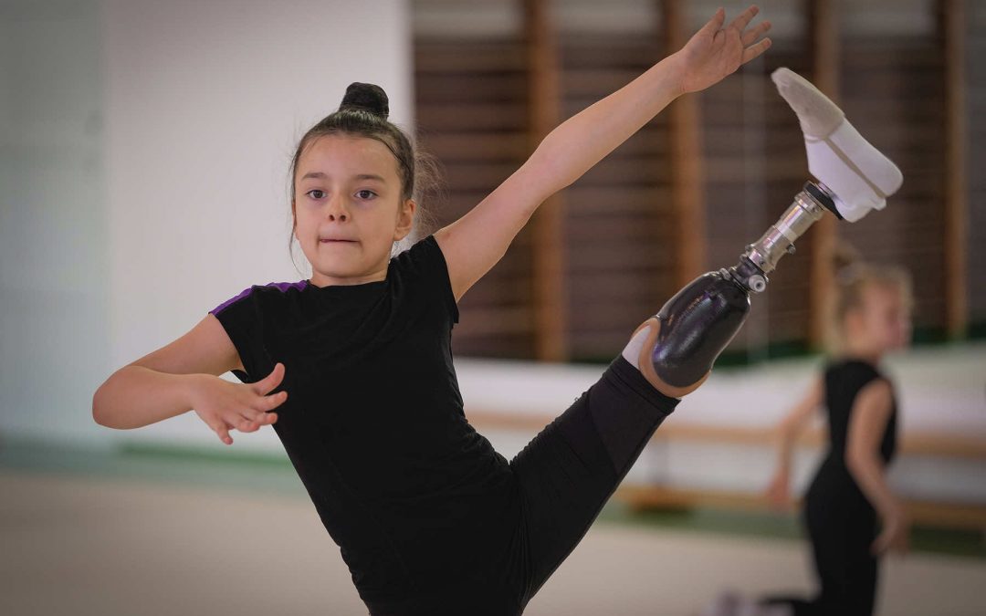 A generation of hope: Young gymnast crushed by Russian missile dreams of competing in Paralympics