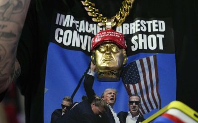 Chinese retailers and Trump allies race to profit from merchandise depicting Butler rally aftermath