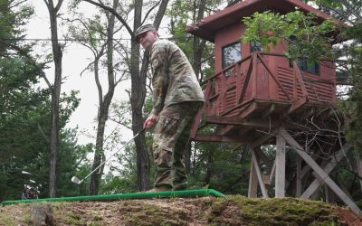 Most Dangerous Game: The golf course where U.S. soldiers play surrounded by North Korean snipers