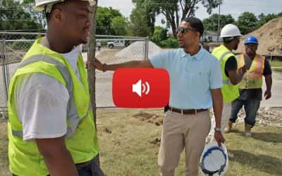 Audio: Youth learn trade skills at Westlawn sports complex build