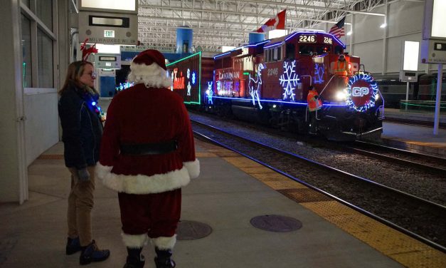 20th annual Holiday Train rolls into town with Santa, smiles, and help for the hungry