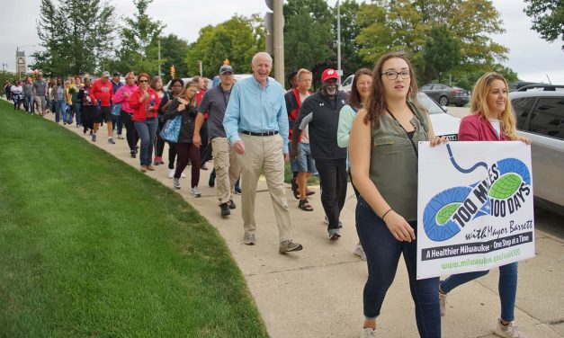 Health and Community Engagement: Mayor Tom Barrett hosts last Walk 100 event of sixth season