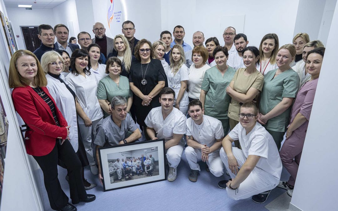 Months after doctors escaped from occupied Mariupol they reassembled to open a hospital in Kyiv