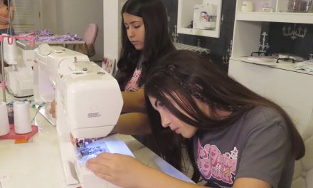 Sewing Sisters: Baby cousin with cancer inspires girls to make hospital gowns for other sick kids