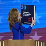 GOP Blueprint: Democrats supersize a copy of Project 2025 to highlight Trump’s authoritarian Bible