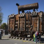 Winter of war: Display of scorched transformer highlights Russia’s attack on civilian energy