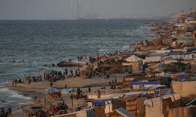 Miserable tent camps: It remains unclear how much of Gaza will ever be rebuilt or when